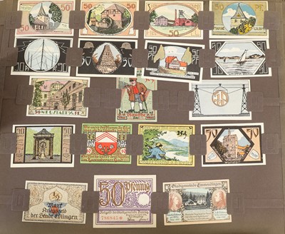Lot 432 - An Extensive German Notgeld Album; large...