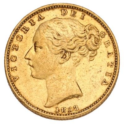 Lot 176 - Victoria, Sovereign 1853 (Marsh 36, S.3852C)...