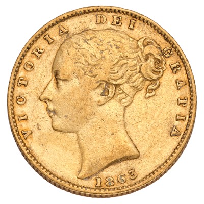 Lot 177 - Victoria, Sovereign 1863 (Marsh 46, S.3852D)...