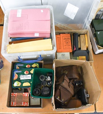 Lot 294 - Various Lenses Including, a Cooke Process lens,...