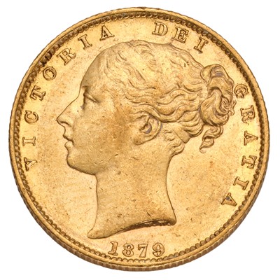 Lot 187 - Victoria, Sovereign 1879, Sydney Mint (Marsh...
