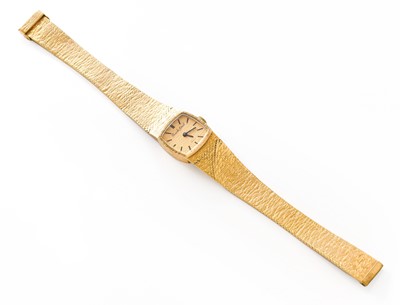 Lot 426 - A Lady’s 9 Carat Gold Bueche Girod Wristwatch,...