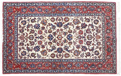 Lot 578 - Nejafabad Rug Central Iran, circa 1960 The...