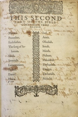 Lot 112 - Holy Bible. The Bible that The Holy Scriptures...