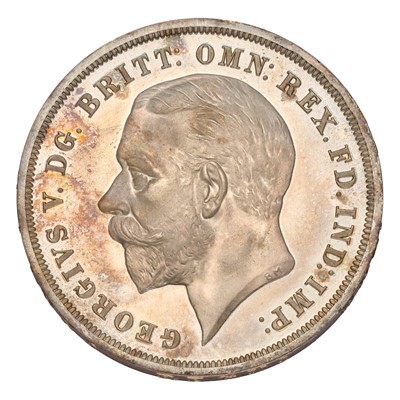 Lot 68 - George V, Proof Crown 1935, raised edge...