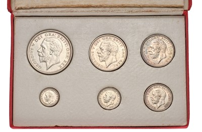 Lot 257 - George V, ' New Type' Proof Set 1927; 6 coin...