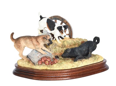 Lot 187 - Border Fine Arts 'Terriers Ratting', model No....
