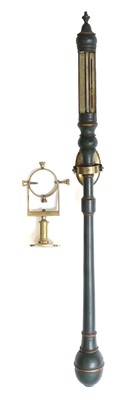 Lot 701 - A "Ships" Type Stick Barometer, signed Antoni...