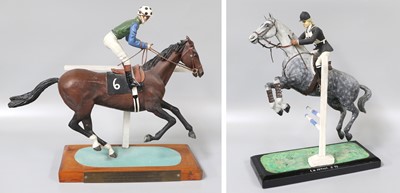 Lot 361 - Two Painted Equestrian Models, by I. H. Arthur...