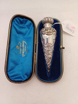 Lot A Victorian Silver Scent-Bottle