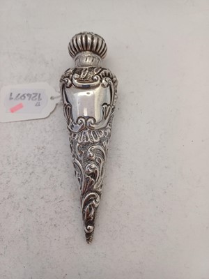 Lot 2064 - A Victorian Silver Scent-Bottle