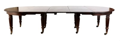 Lot 913 - A William IV Mahogany Extending Dining Table,...