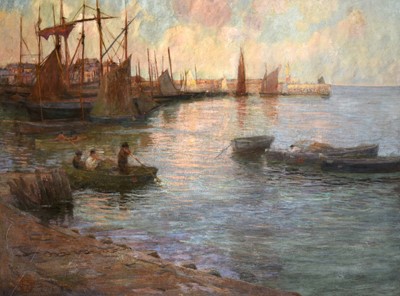 Lot 549 - Walter G Schroder (fl.1885-1932) "Reflections"...