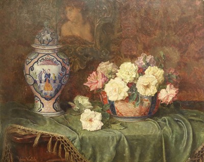 Lot 632 - Anton Wrabetz (1876-1946) Still life of an...