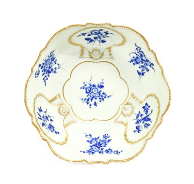 Lot 28 - A Worcester Porcelain Junket Dish, circa 1770,...