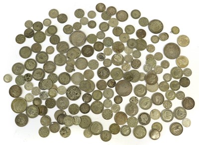 Lot 79 - Mixed British Silver Coinage, containing...