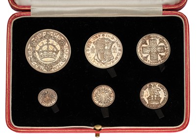 Lot 258 - George V, ' New Type' Proof Set 1927; 6 coin...