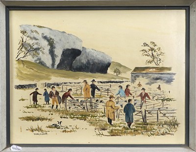 Lot 1051 - John H. Dean (b.1930) Kilnsey Show with...