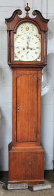 Lot 1180 - A George III Scottish Oak Longcase Clock, by...