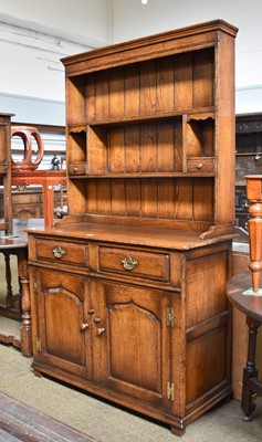 Lot 1254 - A Titchmarsh & Goodwin Oak Country Dresser...