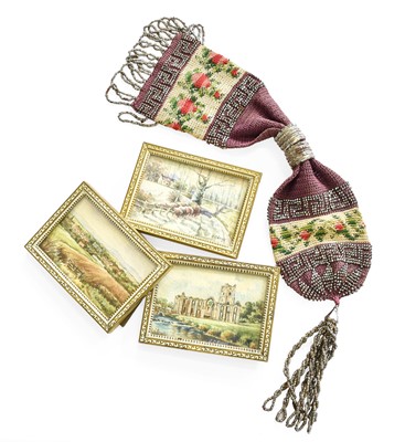 Lot 32 - A Victorian Miesers Purse, and three miniature...