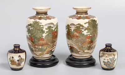 Lot 181 - A Pair of Small Early 20th Century Japanese...