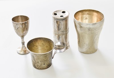 Lot 86 - A Collection of Assorted Silver and Silver...