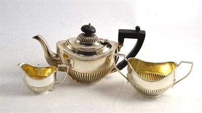 Lot 239 - A George V silver morning tea service, Birmingham 1922