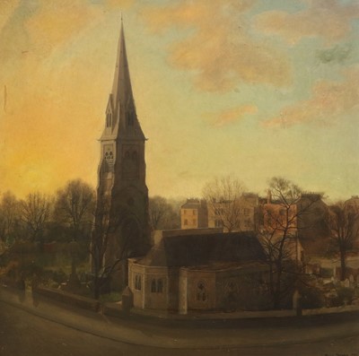 Lot 523 - Rosa Branson (b.1933) St Matthew's Church,...