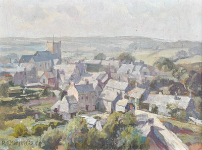 Lot 1042 - Robert T. Mumford (1895-1939) View of Corfe...