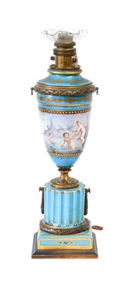 Lot 105 - A Gilt-Metal-Mounted Sèvres-Style Porcelain...