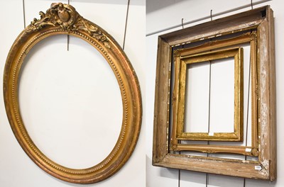 Lot 1068 - A Continental 19th Century Gilded Composition...