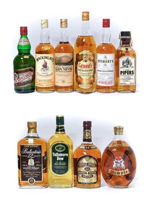 Lot 189 - Various Blended Whiskies: comprising The...