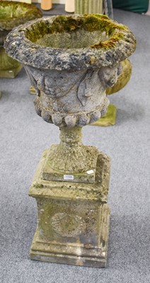 Lot 1168 - A Composite Neo Classical Garden Urn, with...