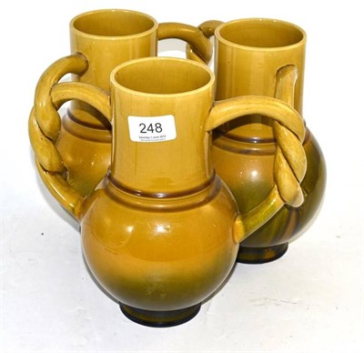 Lot 248 - Burmantofts triple cup