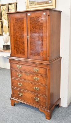 Lot 1137 - A Reproduction Georgian Style Walnut and...