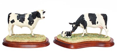 Lot 134 - Border Fine Arts 'Holstein Friesian Cow and...