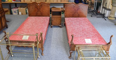 Lot 1288 - A Pair of Denby and Spinks Ltd. Walnut and...