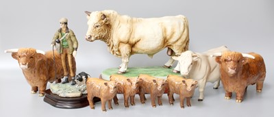 Lot 159 - Beswick Cattle, including Highland Bulls and...