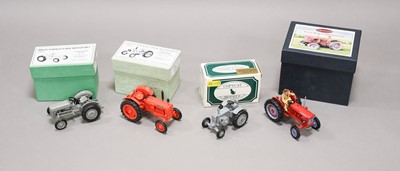 Lot 3472 - Brian Norman Farm Miniatures Two 1:32 Scale Tractors