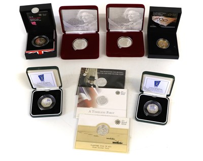 Lot 326 - Assorted Royal Mint Silver Proof and Fine...