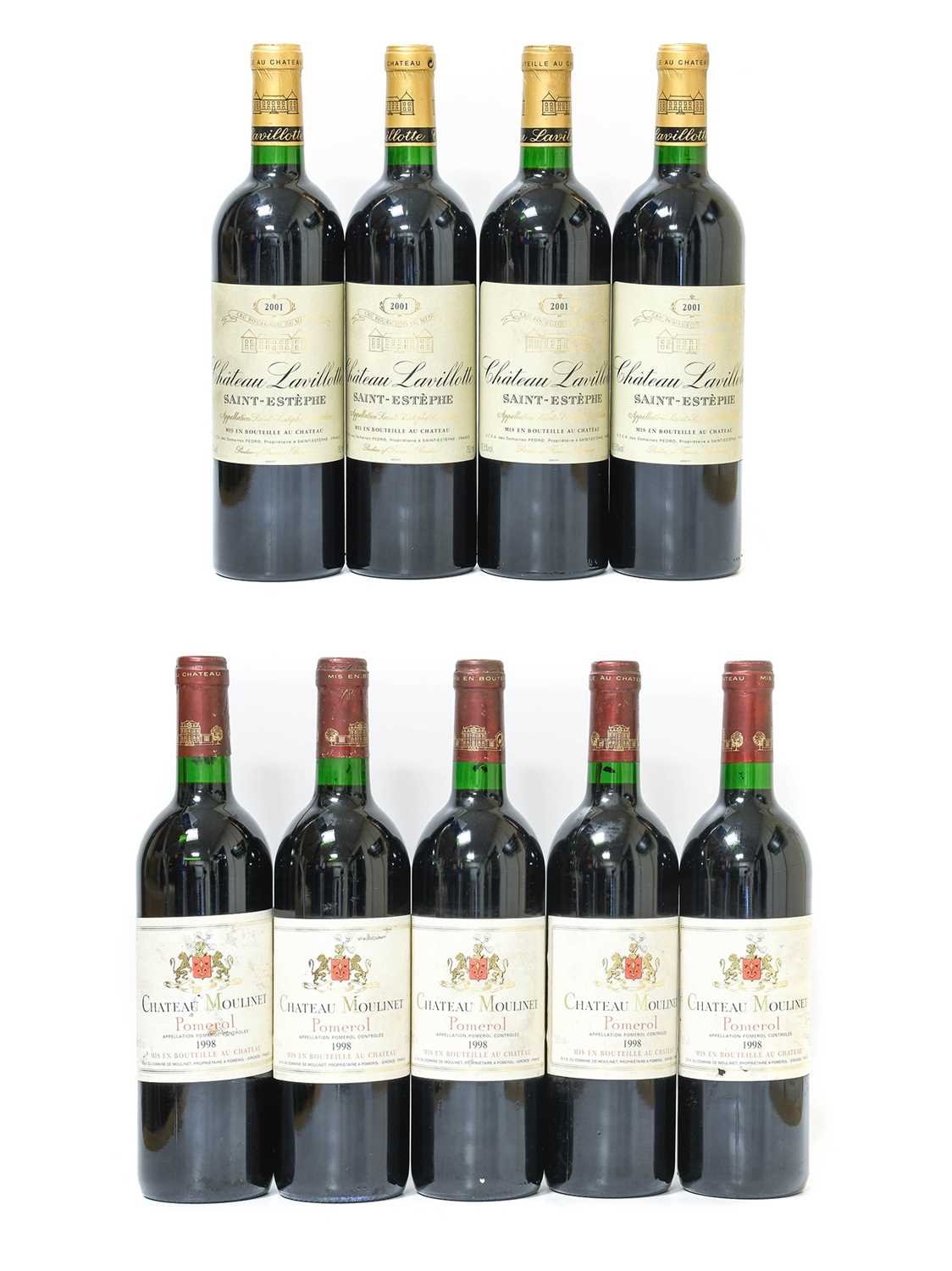 Lot 36 - Château Moulinet 1998 Pomerol (five bottles),...