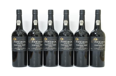 Lot 67 - Fonseca 2000 Vintage Port (six bottles)