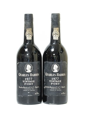 Lot 72 - Quarles Harris 1977 Vintage Port (two bottles)