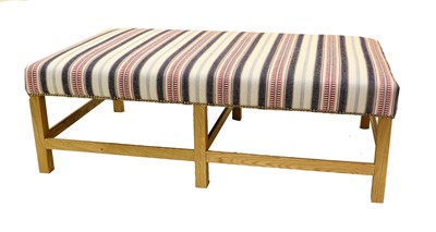 Lot 878 - A Robert Kime-Style Ottoman, of recent date,...