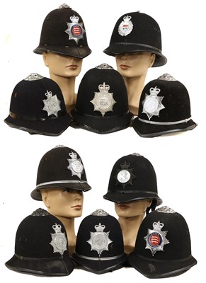 Lot 174 - Ten Elizabeth II Police Custodian Rose Top...