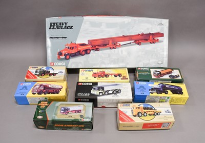 Lot 3483 - Corgi Heavy Haulage 18004 Siddle C Cook Scammell With Girder Load