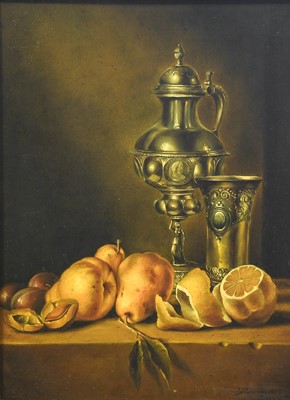 Lot 641 - Adrien van der Burgh (20th Century) Still life...