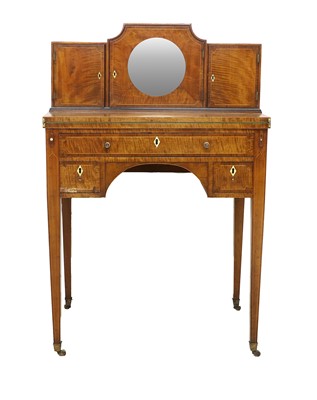 Lot 858 - A George III Mahogany, Boxwood and...