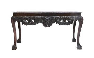 Lot 332 - A Late 19th Century Irish Mahogany Console...